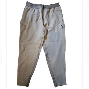 Nike Yoga Lounge Dri-Fit Pants Mens Size Large Dyed Iron Grey